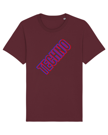 Techno Music Lover  Burgundy