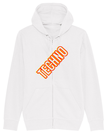 Techno Music Lover  White