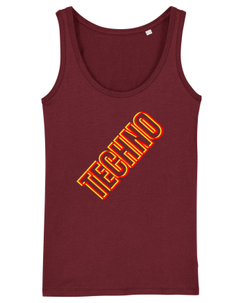 Techno Music Lover  Burgundy
