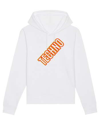 Techno Music Lover  White