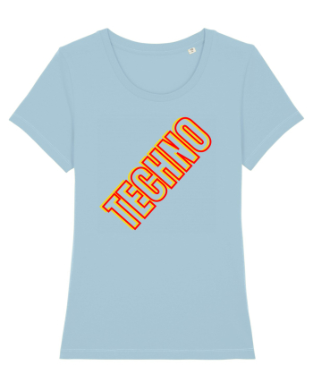 Techno Music Lover  Sky Blue