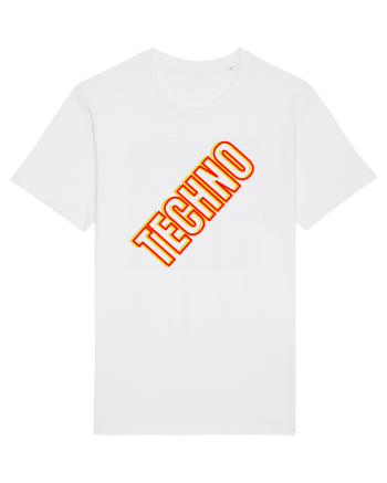 Techno Music Lover  White