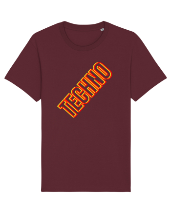 Techno Music Lover  Burgundy