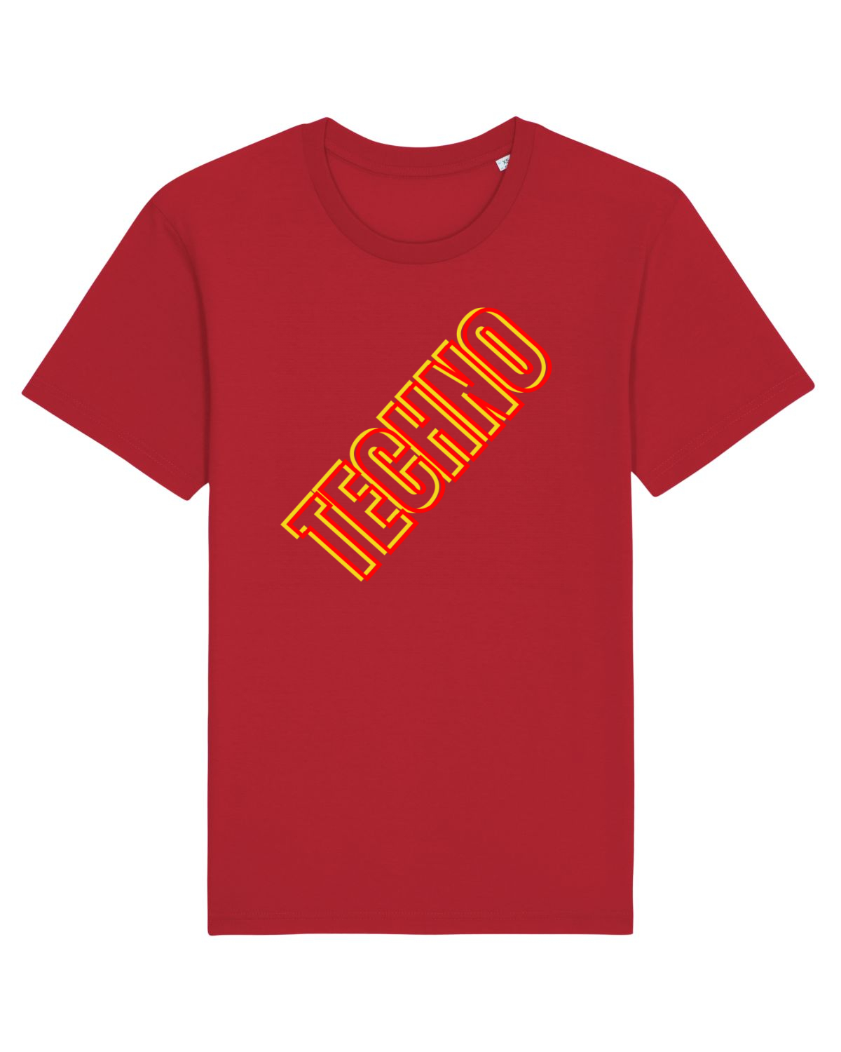 Tricou mânecă scurtă Unisex Rocker Red