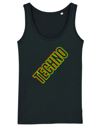Techno Music Lover  Black