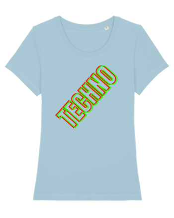 Techno Music Lover  Sky Blue