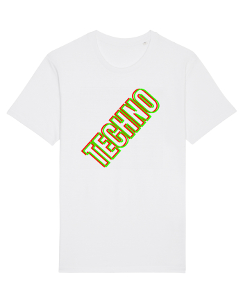 Techno Music Lover  White