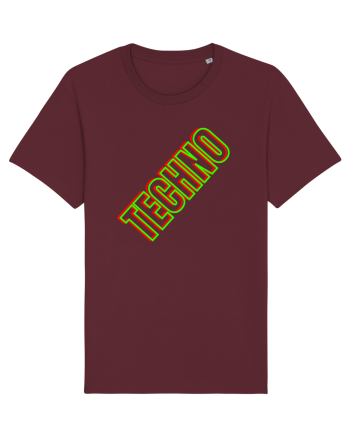 Techno Music Lover  Burgundy