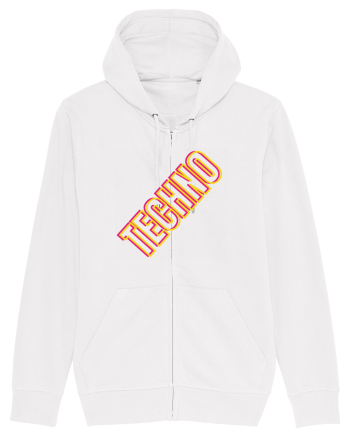 Techno Music Lover  White