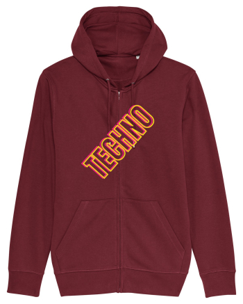Techno Music Lover  Burgundy
