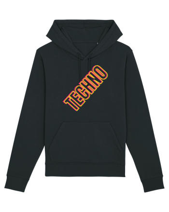 Techno Music Lover  Black