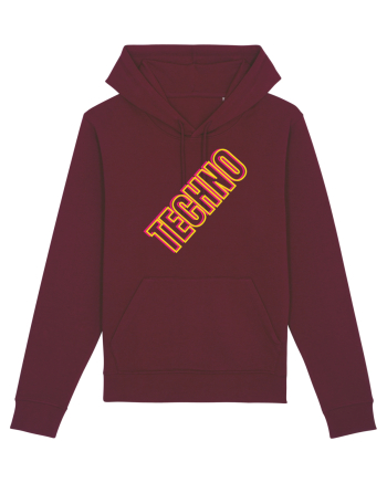 Techno Music Lover  Burgundy