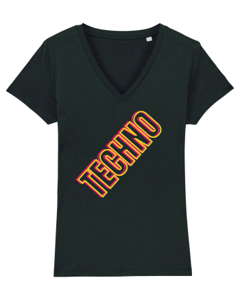 Techno Music Lover  Black