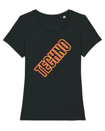 Techno Music Lover  Black