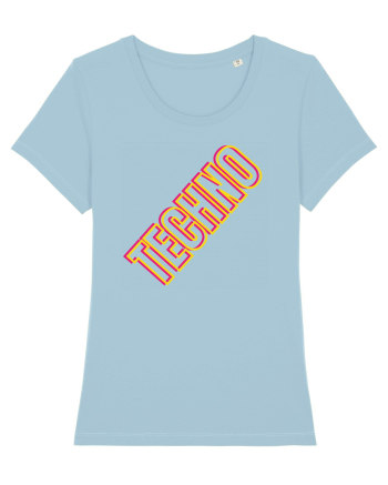 Techno Music Lover  Sky Blue