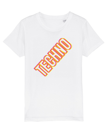 Techno Music Lover  White