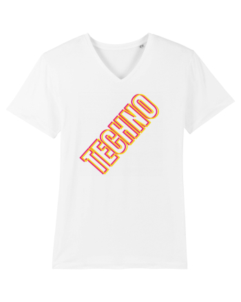 Techno Music Lover  White