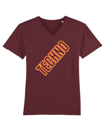 Techno Music Lover  Burgundy