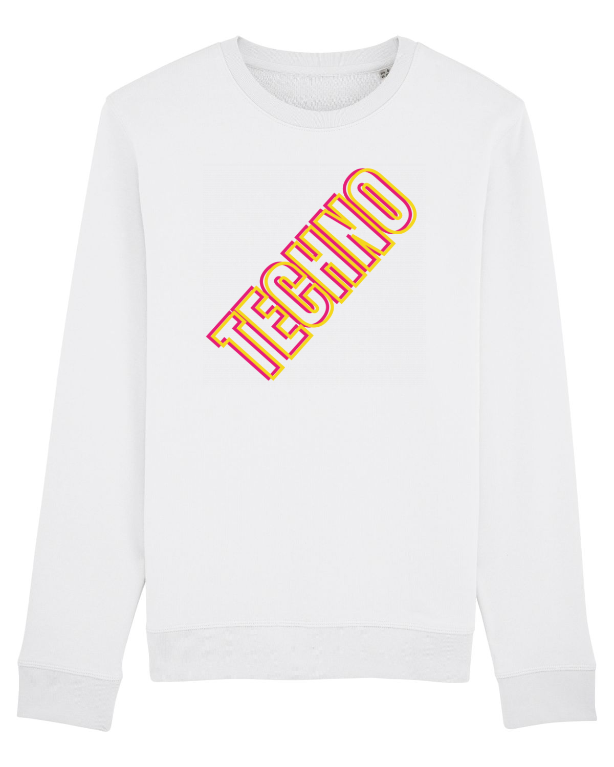 Bluză mânecă lungă Unisex Rise White