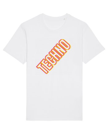 Techno Music Lover  White