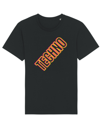 Techno Music Lover  Black
