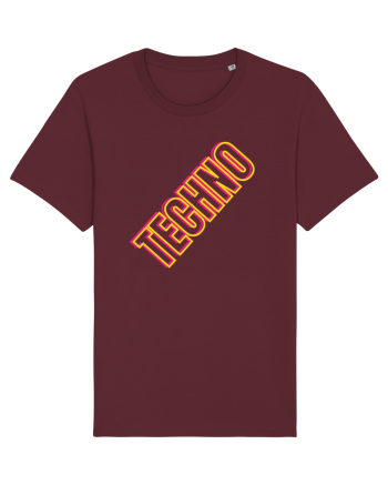 Techno Music Lover  Burgundy