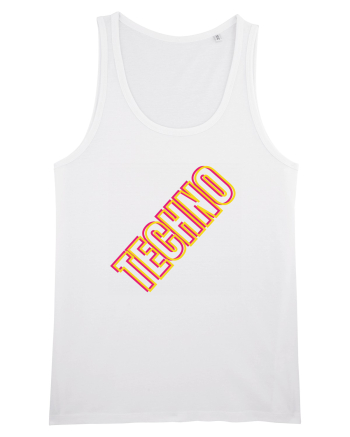 Techno Music Lover  White