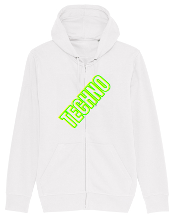 Techno Music Lover  White