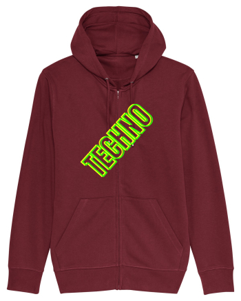 Techno Music Lover  Burgundy