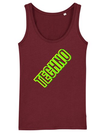 Techno Music Lover  Burgundy