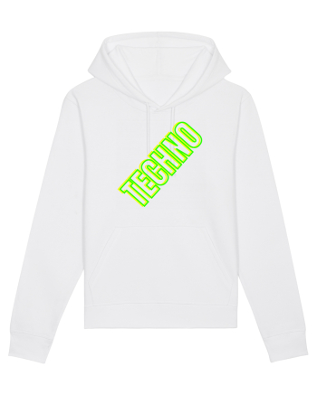 Techno Music Lover  White