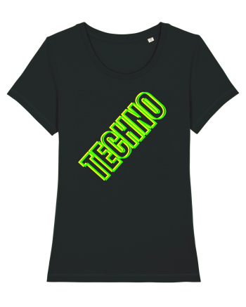 Techno Music Lover  Black