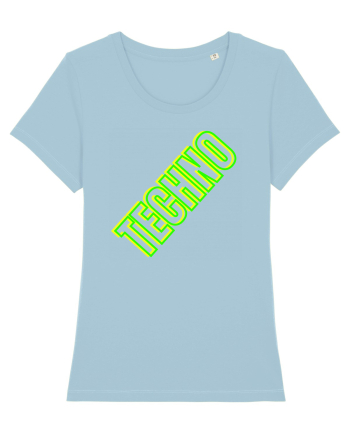 Techno Music Lover  Sky Blue