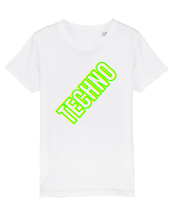 Techno Music Lover  White