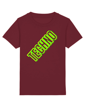 Techno Music Lover  Burgundy