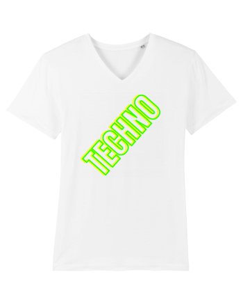 Techno Music Lover  White
