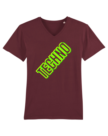 Techno Music Lover  Burgundy