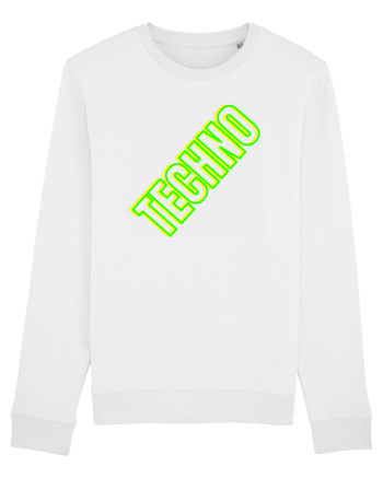 Techno Music Lover  White
