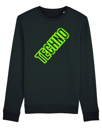 Techno Music Lover  Black