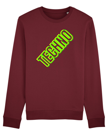 Techno Music Lover  Burgundy