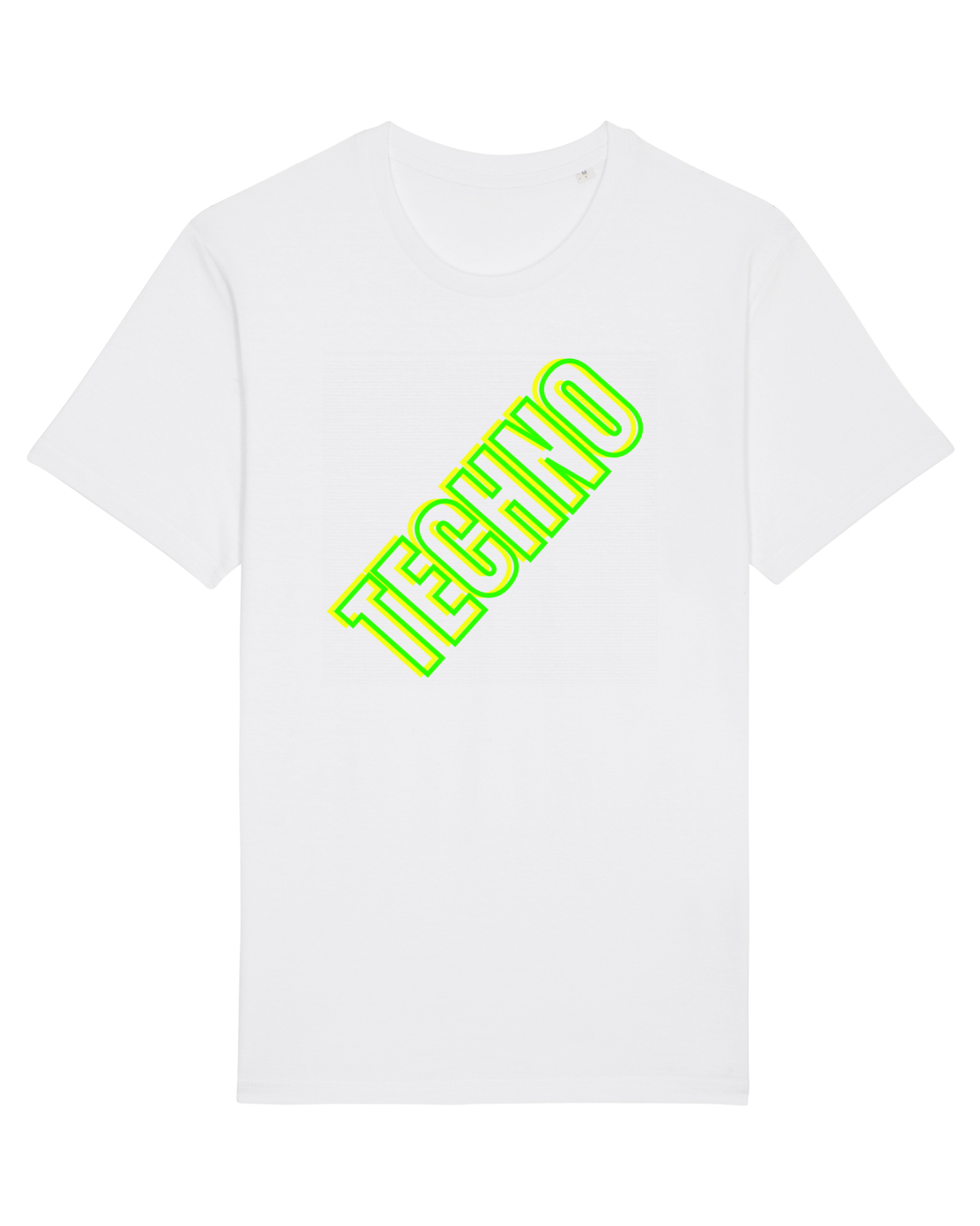 Tricou mânecă scurtă Unisex Rocker White