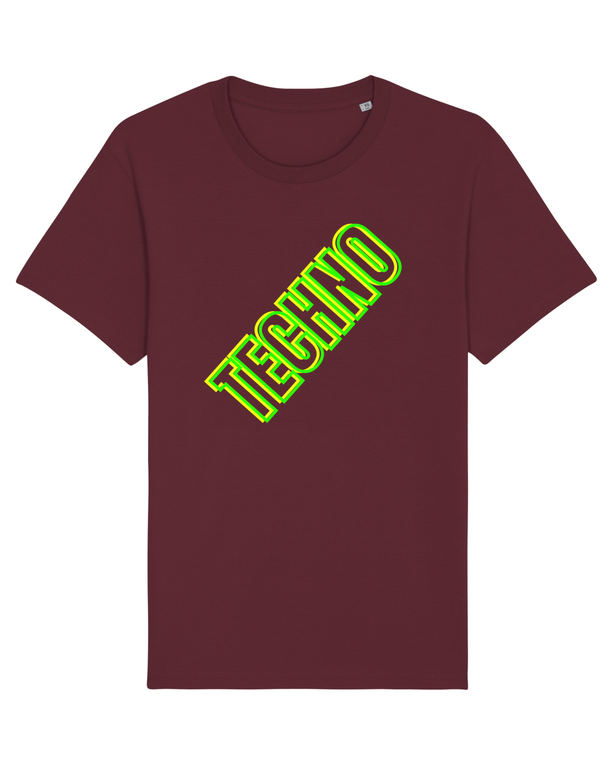 Tricou mânecă scurtă Unisex Rocker Burgundy