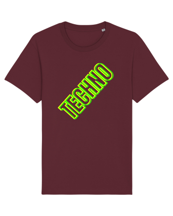 Techno Music Lover  Burgundy