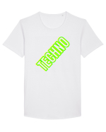 Techno Music Lover  Tricou mânecă scurtă guler larg Bărbat Skater