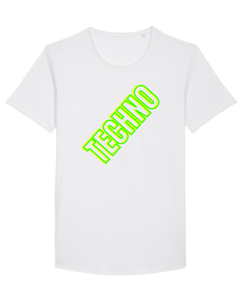 Techno Music Lover  White