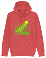 Techno Music Lover  Hanorac cu fermoar Unisex Connector
