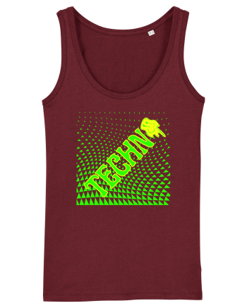 Techno Music Lover  Burgundy