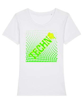 Techno Music Lover  White