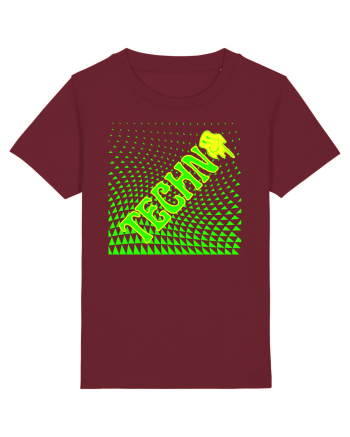 Techno Music Lover  Burgundy