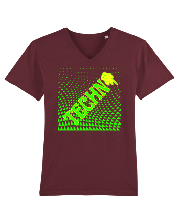 Techno Music Lover  Burgundy